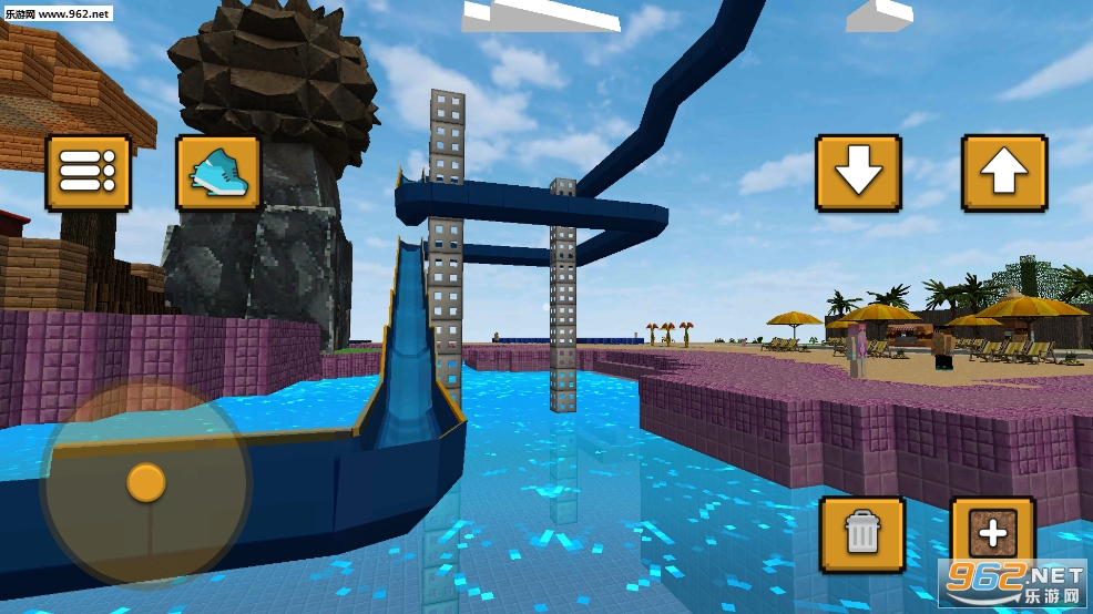 Water Park Craft: Waterslide Building Adventure 3D��׿���ͼ0