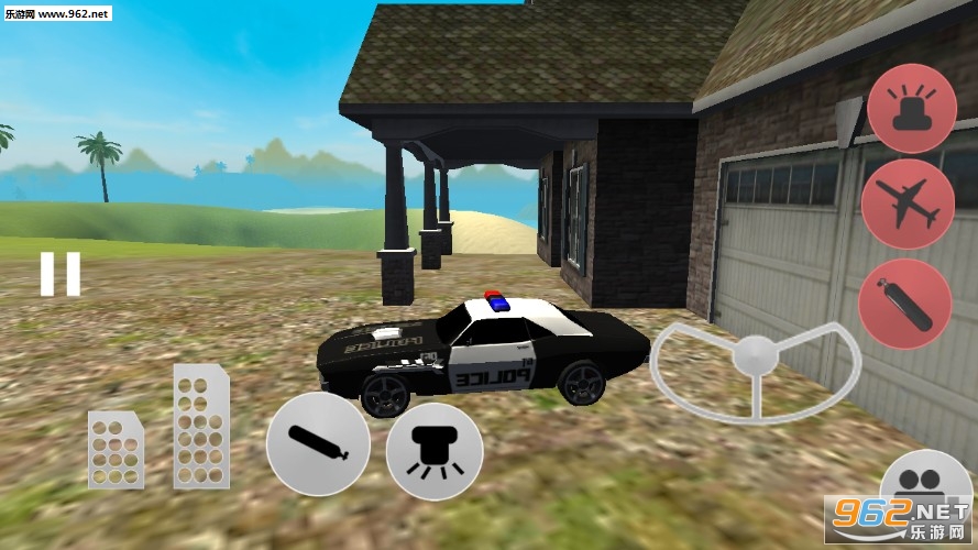 Flying Police Car(Flying Car Free: Police��׿��)��ͼ1