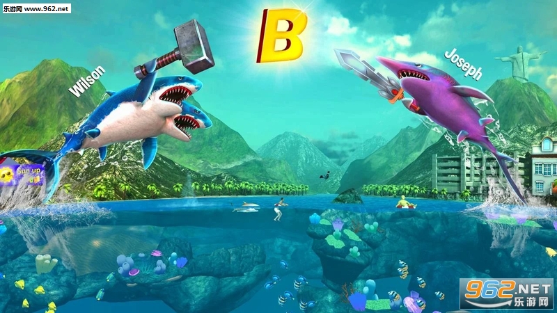 Double Head Shark Attack(˫ͷ���㹥����׿��)v4.7(Double Head Shark Attack)��ͼ5