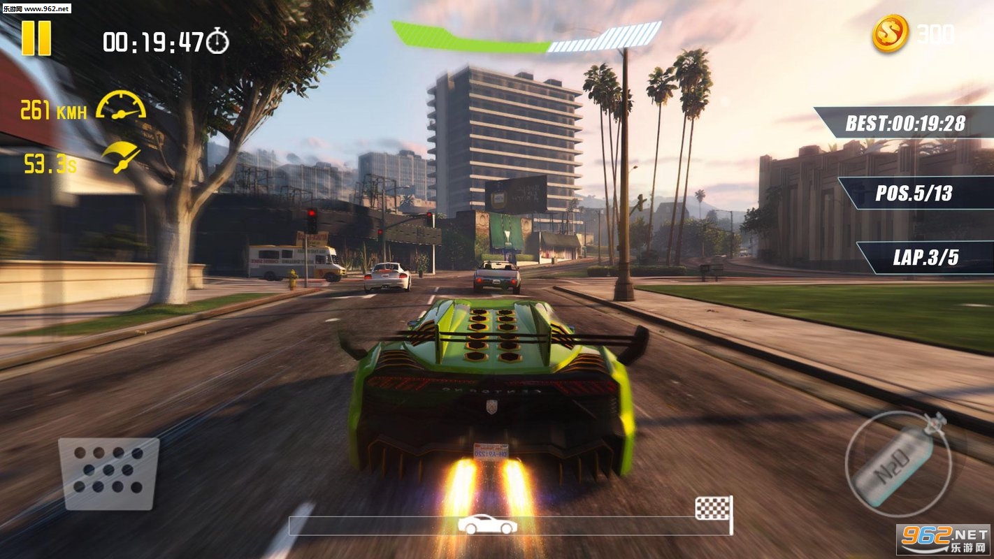 4-Wheel City Drifting四轮驱动急速漂移安卓版截图2