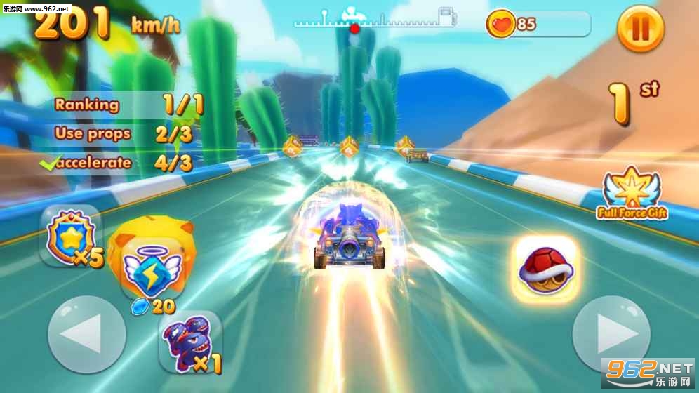 Super Sonic Kart Racing(�����ٿ���������׿��)��ͼ2