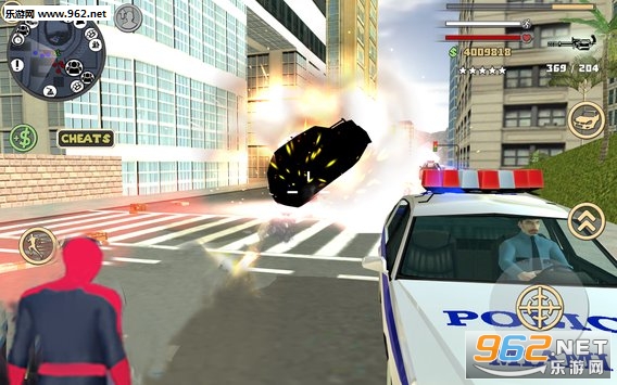 Real Spider Gangster City(��ʵ֩�����ڰ���а�׿��)(Real Spider Gangster City)v1.0.3��ͼ1