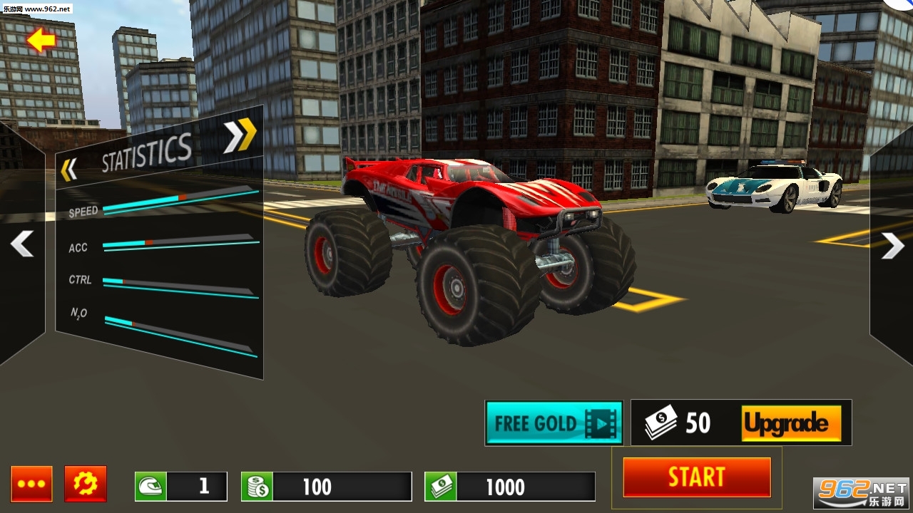 Police Chase Monster Car: City Cop Driver Escape(����׷�����ﳵ�ٷ���)��ͼ1