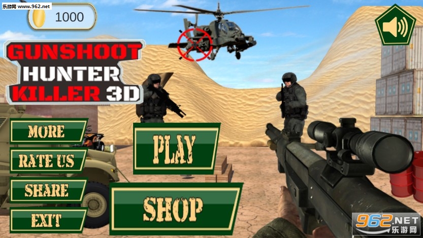 Gun Shoot Hunter Killer 3D(Gun Shoot Hunter: Killer Mission 3D��׿��)��ͼ2