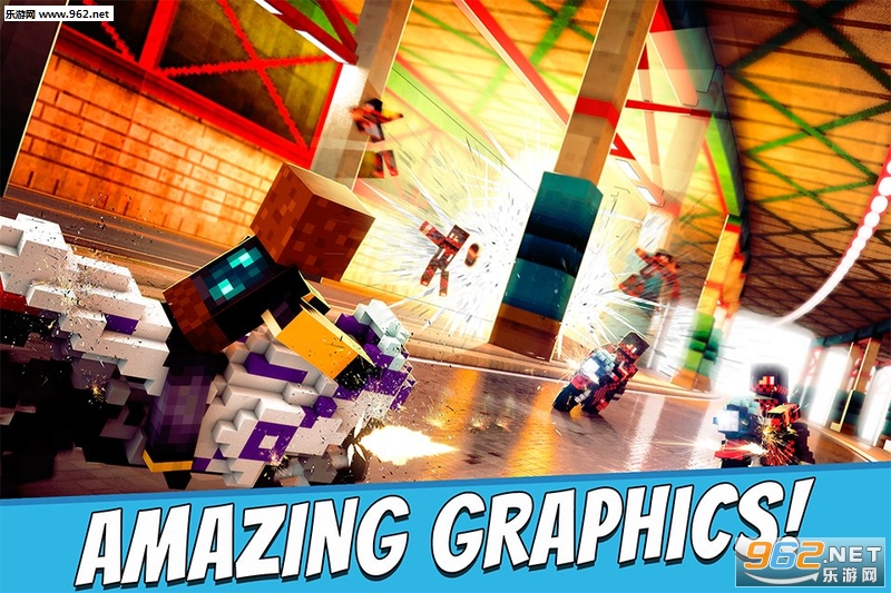 Blocky Motorbikes Free(����Ħ�г���׿��)��ͼ1