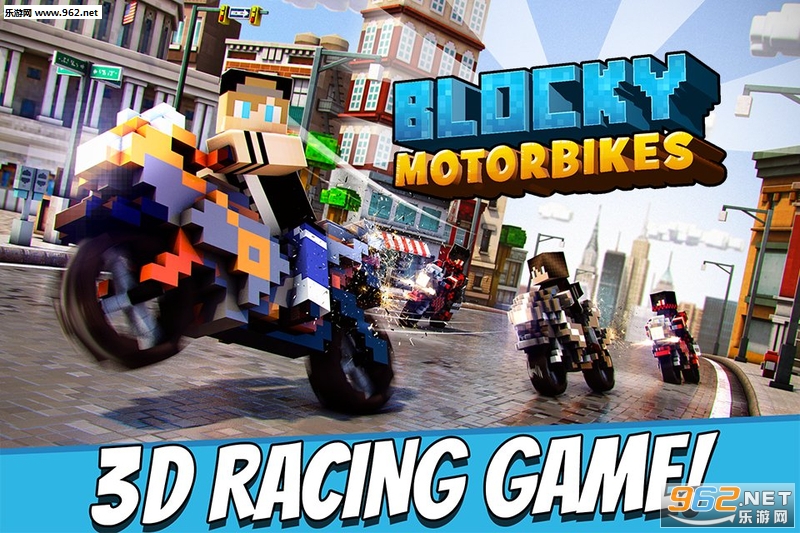 Blocky Motorbikes Free(����Ħ�г���׿��)��ͼ3