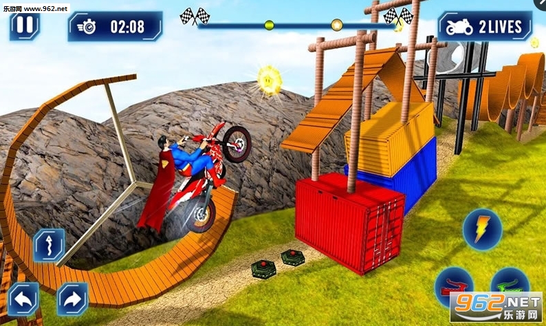 Superhero Bike Stunt Tricks Master(����Ӣ���Ӽ��ݳ���׿��)��ͼ0