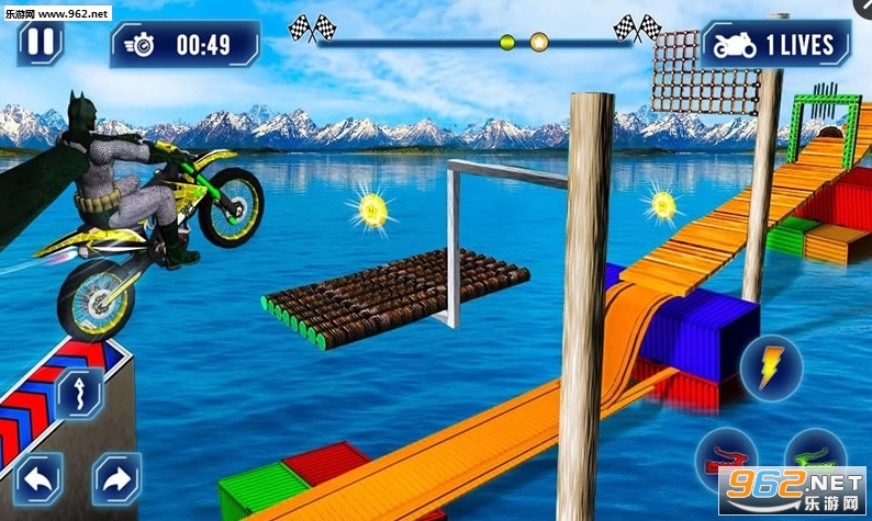 Superhero Bike Stunt Tricks Master(����Ӣ���Ӽ��ݳ���׿��)��ͼ2