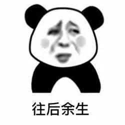往后余生都是你熊猫头表情包 往后余生都是你熊猫头表情包