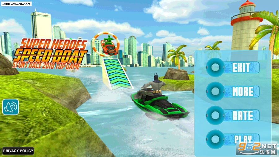 Super Heroes Speed Boat Stunt Race 2018安卓版 Super Heroes Speed Boat Stunt Race 2018安卓版