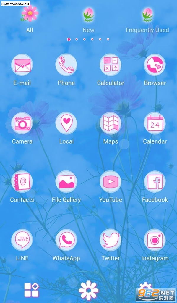 ���ղ�˹��Beautiful Wallpaper Blue Sky Cosmos Theme���°��ͼ3