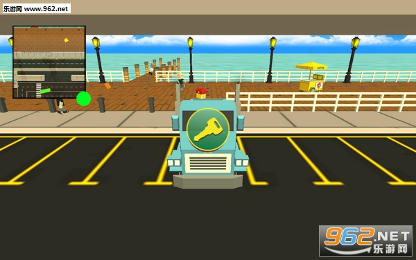 Blocky Truck Driver Simulator Urban Transport(块状卡车司机模拟器城市交通安卓版)截图0