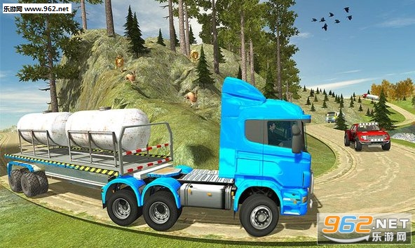 Oil Tanker Fuel Hill Cargo Transport Trailer(����ȼ��ɽ���������ϳ���׿��)��ͼ1