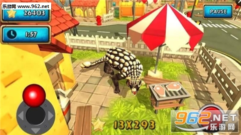 Dinosaur Simulator: Dino World(恐龙模拟器破坏世界安卓版)截图0