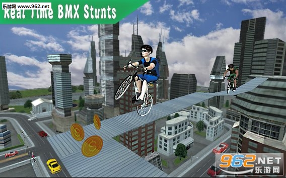 BMX Bicycle Racing _ StuntReal BMX Extreme Cycle Stunt:3D Cycle Racing 2017安卓版截图0