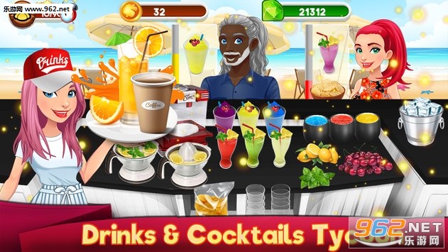Drinks Maker: Coffee Shop Juice Tycoon Fresh Cafe(����������(Drinks Maker)��׿��)��ͼ1