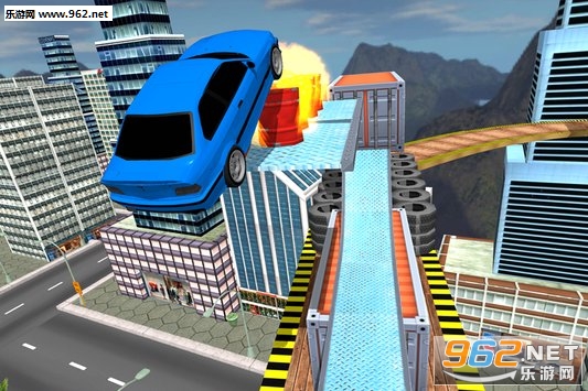 Extreme Mountain Car Racing Stunt(����ɽ�������ؼ������ܵ�����ģ������׿��)��ͼ0