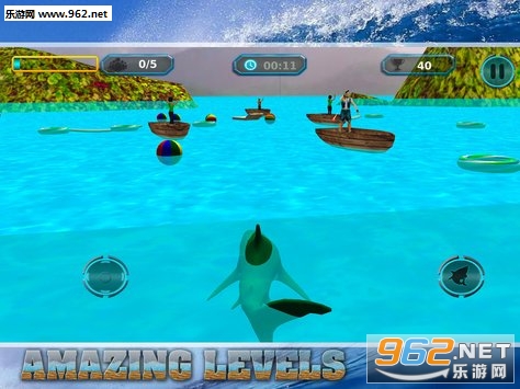 Angry Wild Shark Revenge(Angry Shark Game 2018:Angry Shark Revenge in Wild安卓游戏下载)截图2