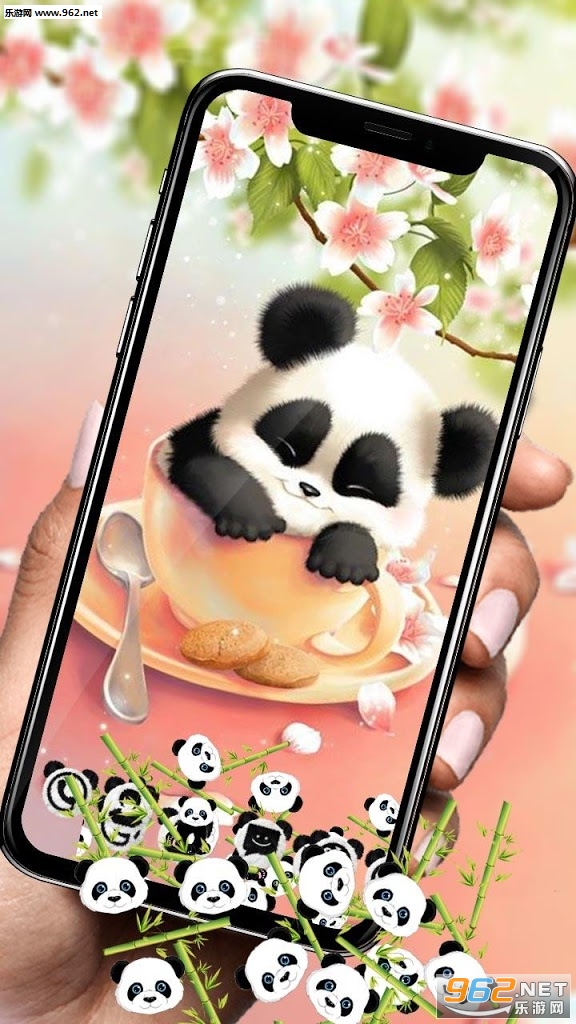 Cute Panda Gravity Theme appv1.3.4��ͼ1
