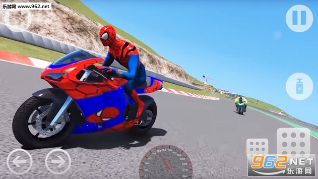 Super Hero Moto Bike Highway Racer 3d Racing Games安卓游戏截图2