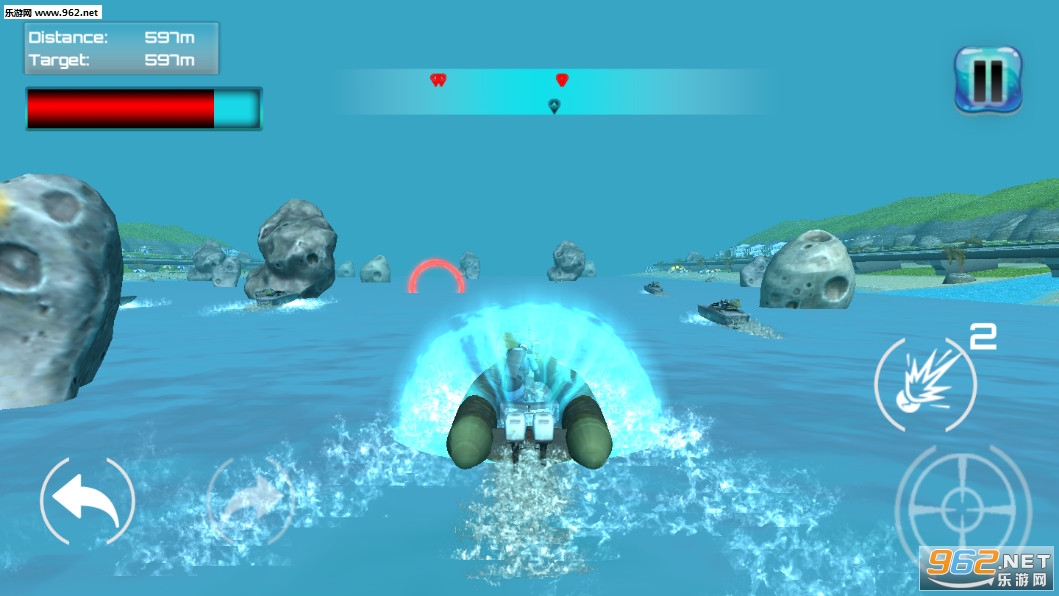 Speed Boat Shooting : Endless Racing(��ͧ���:�޾��ı�����׿��)��ͼ1