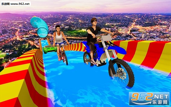 Water Park Uphill Adventure Slide Racing(水上公园坡道滑梯竞速安卓版)截图0