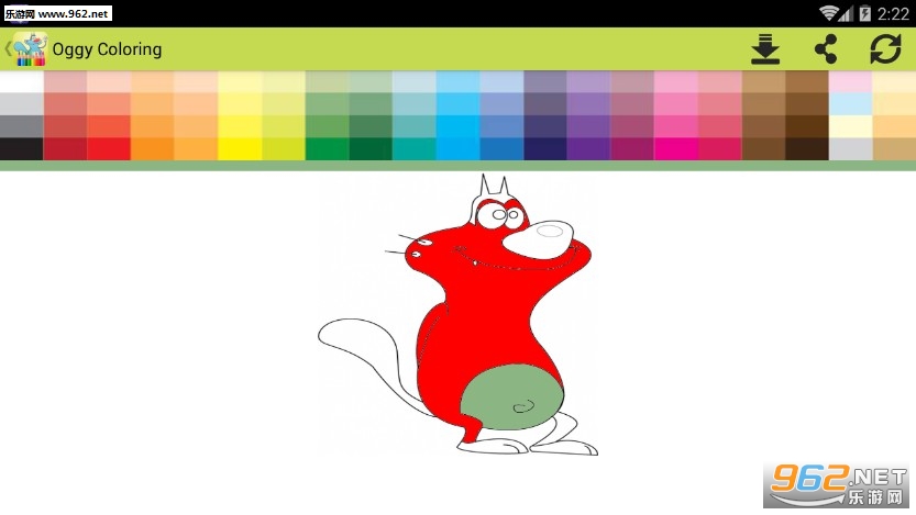 Oggy Coloring安卓版截图1