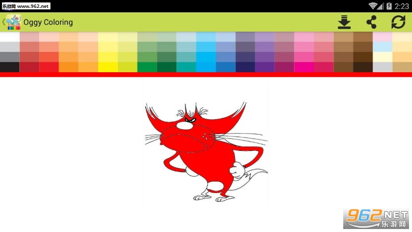 Oggy Coloring安卓版截图0