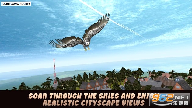 City Bird Eagle Simulator 3D(城市鹰模拟器3D安卓版)截图0