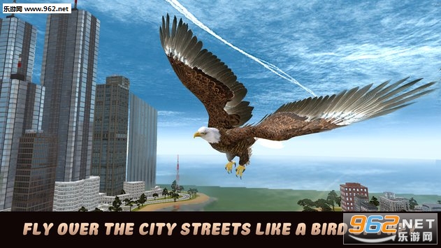 City Bird Eagle Simulator 3D(城市鹰模拟器3D安卓版)截图2