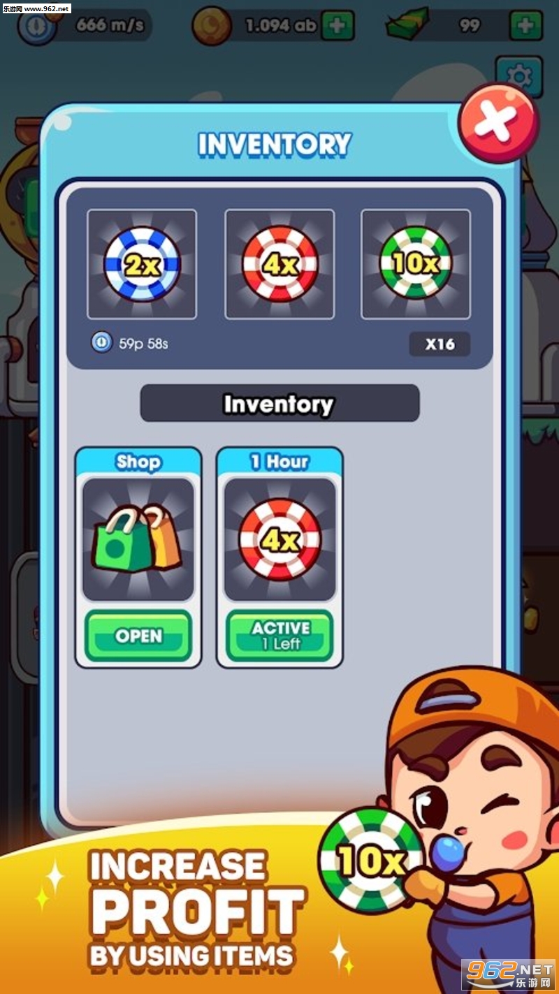 Idle Gold Miner(闲置黄金矿工矿山大亨安卓版)截图2