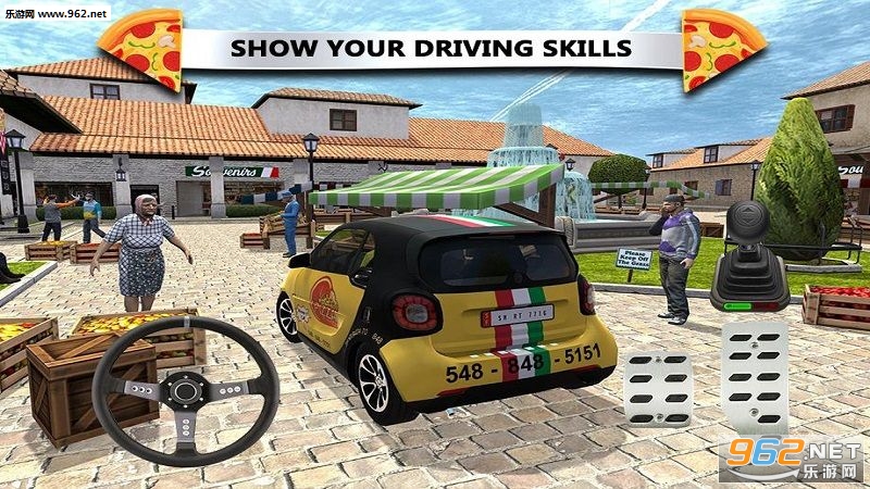 Pizza Delivery: Driving Simulator(���Űٶȶ���ô��Ϸ)��ͼ2