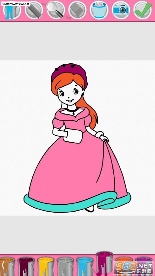 Princess Coloring Book(��ͯͼ����:������׿��)��ͼ3