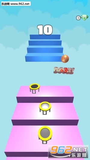 3D Dunk Stairs - Tramboline Hoop(3D����¥�ݰ�׿��)��ͼ0