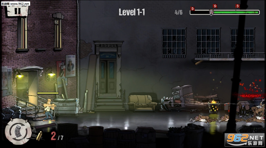 Zombie Shooter - Dead City(僵尸射击枪猎人安卓版)截图1