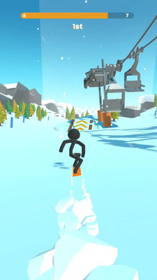 Stickman Snow Ride(火柴人滑雪大作战安卓版)截图2