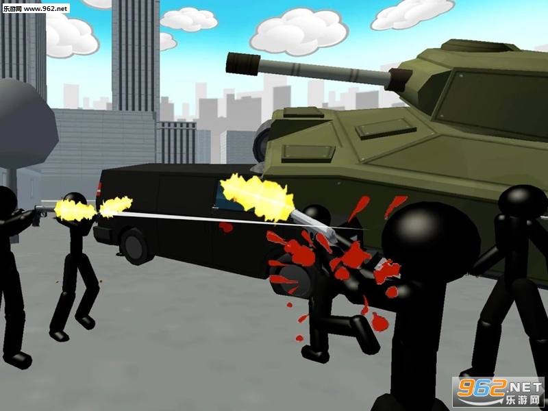 Stickman City Shooting 3D(��ά���л��������ֻ���)��ͼ1