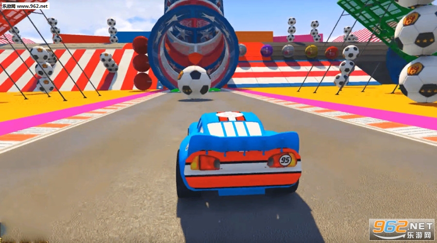 Lightning Car Hill Racing: GT Car Stunts(闪电山赛车安卓版)截图1