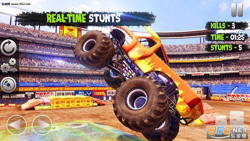 Monster Truck Crash Stunts Driving Simulator(怪物卡车粉碎与撞击安卓版)截图2