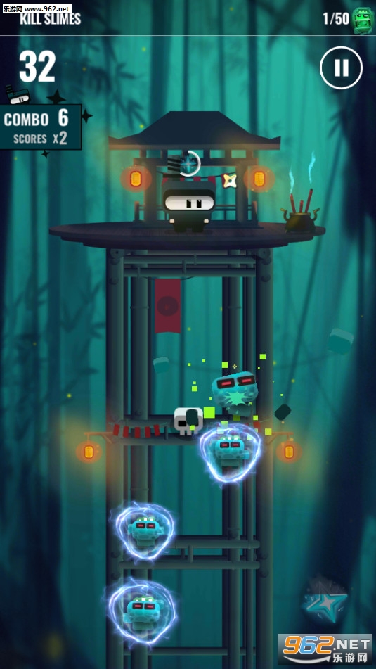 Ninja Dude vs Zombies 2(忍者斗僵尸2手游)截图4