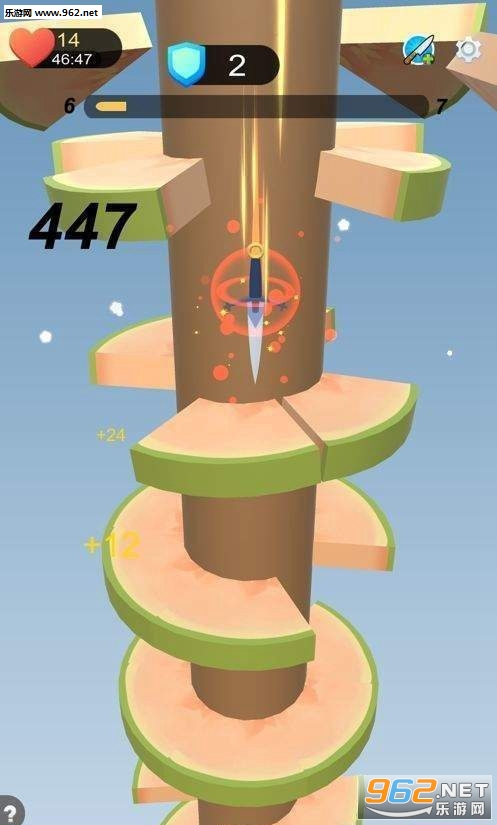 Knife Stack - throwing knives, hit the blocks�ɵ����³尲׿���ͼ1