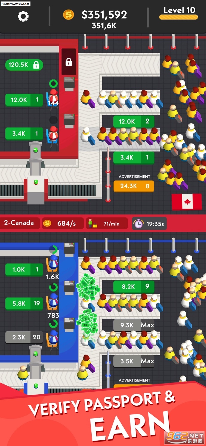 Idle Passport Tycoon(���ֺ��еĻ��մ��ٷ���)v1.7��ͼ2