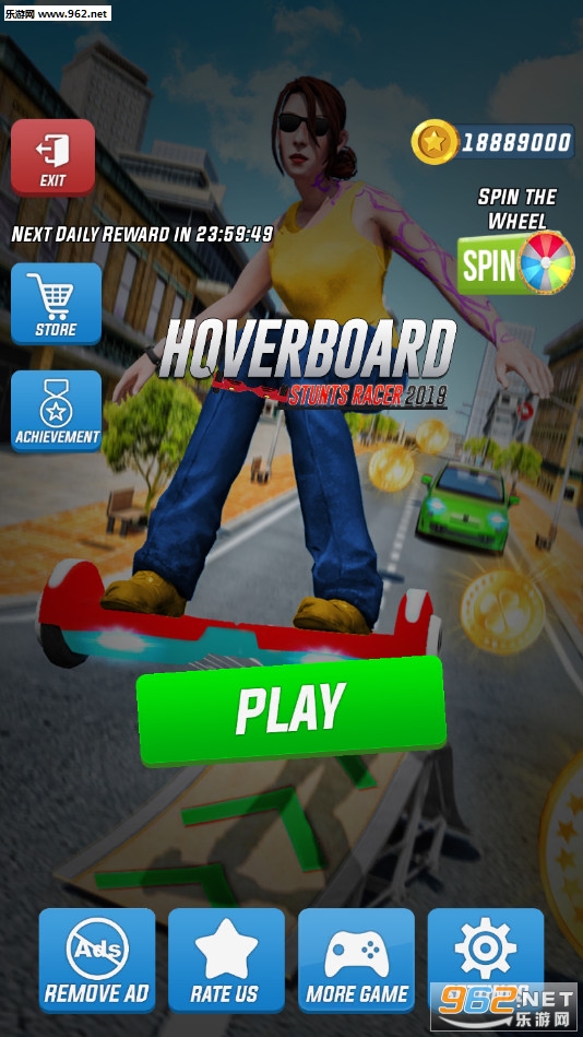 Hoverboard Stunts Racer 2019(���������ؼ�����2019��Ϸ)v1.0��ͼ0
