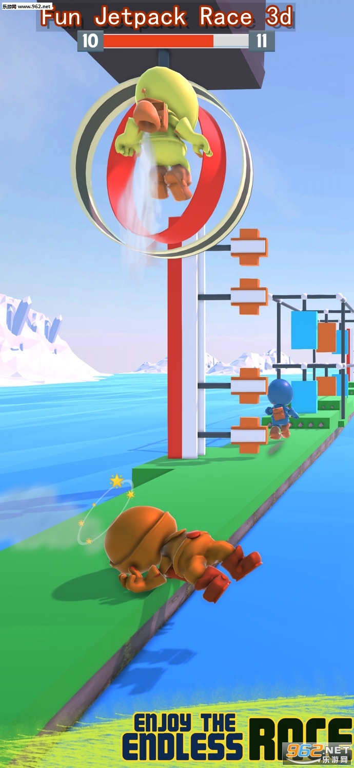 Fun Jetpack Race 3d(Ȥζ������������3D�ٷ���)��ͼ1