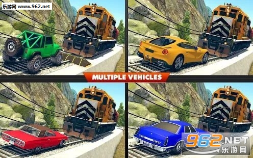 Train Vs Car Crash Racing Games 2019(����ײ��������׿��)��ͼ1