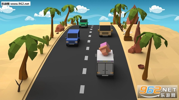 疯狂的汽车道路安卓版截图0