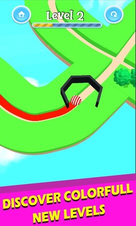 Line Ball Color 3D(线球颜色之路安卓版)截图0