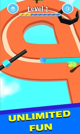 Line Ball Color 3D(线球颜色之路安卓版)截图2