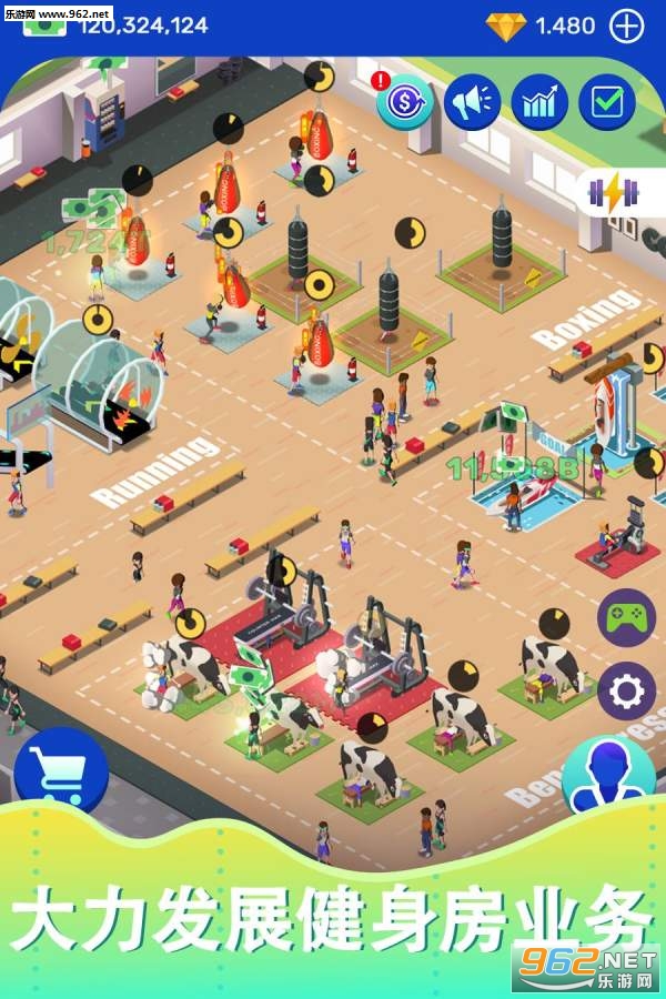 Idle Fitness Gym Tycoon(��ɢ�Ľ���������°�)v1.3.0��ͼ0