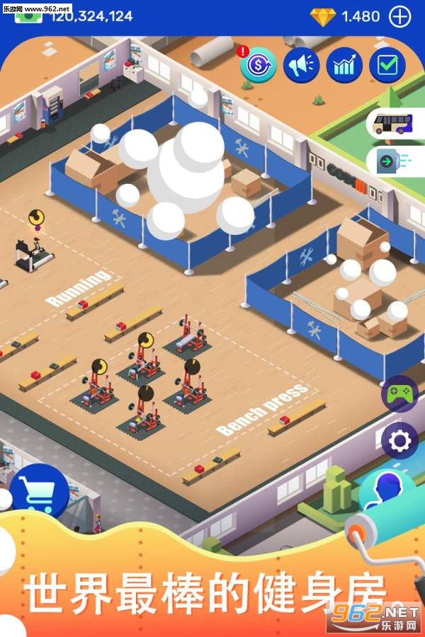 Idle Fitness Gym Tycoon(��ɢ�Ľ���������°�)v1.3.0��ͼ1